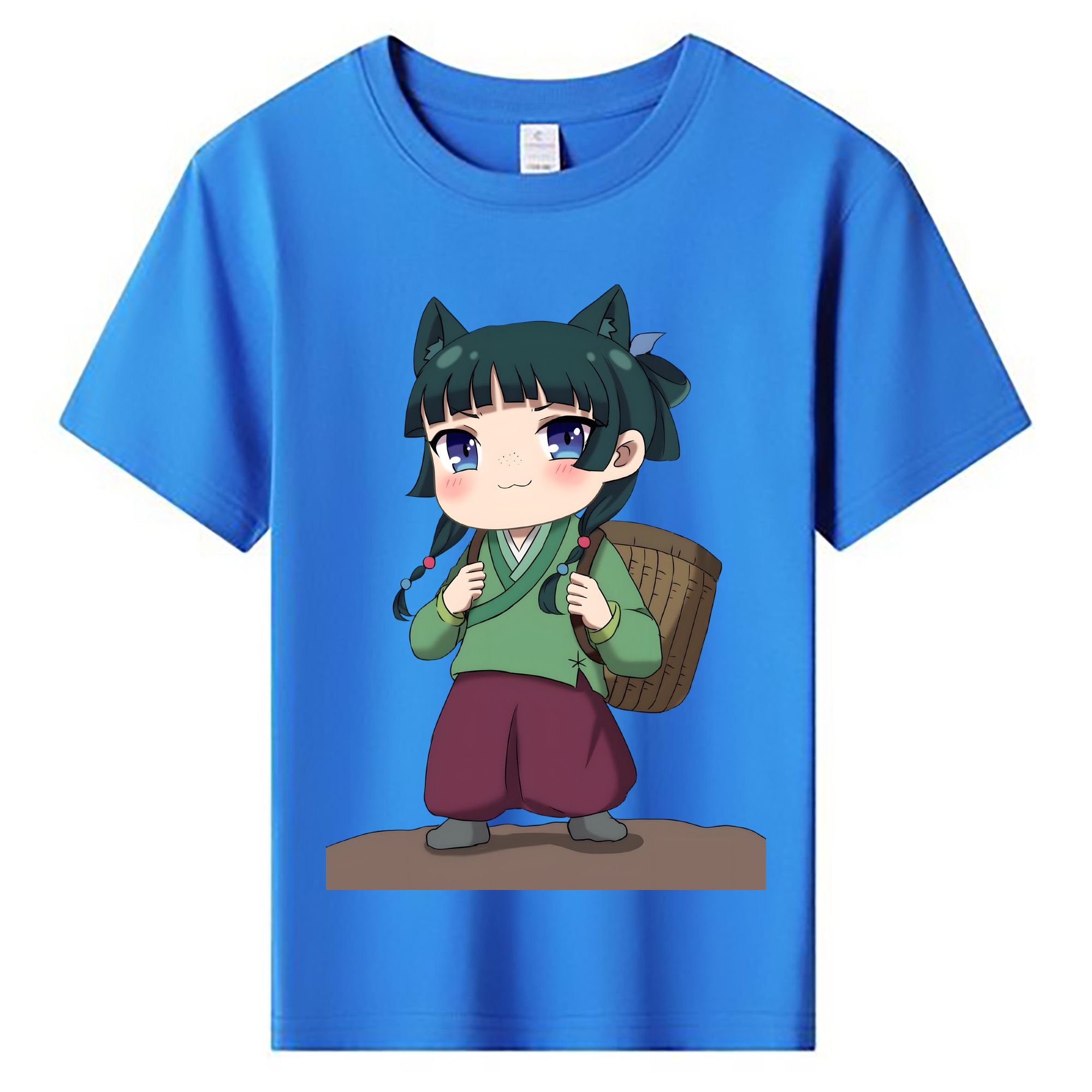 （画像用） 薬屋のひとりごと The Apothecary Diaries 綿100％キッズTシャツ（フロントプリント）